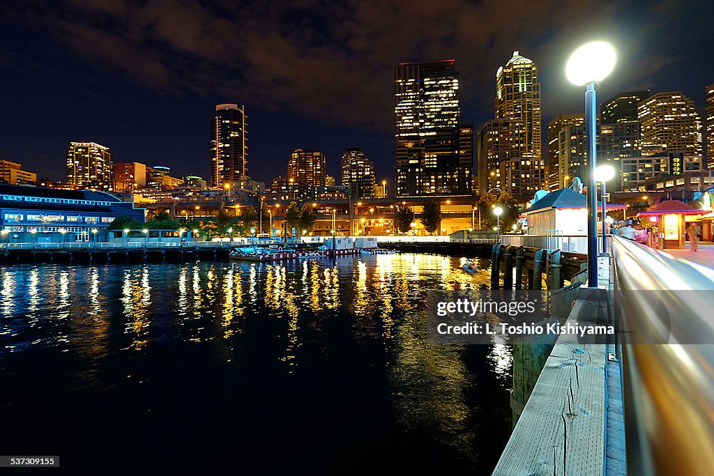 Seattle Cityscape at Night