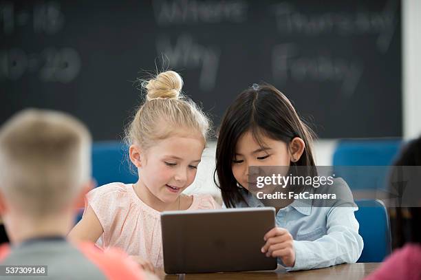 Students Learning Video 22,980 School Students Tablets Stock Photos, High-Res Pictures, and ...