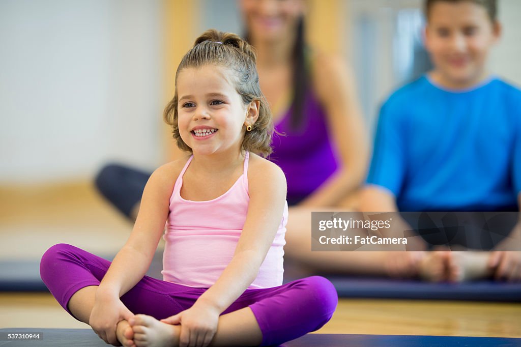 Yoga Class at the Gym