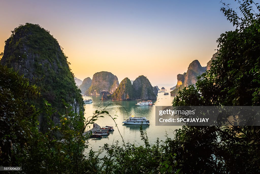 Ha Long Bay Top View from Sung Sot Cave