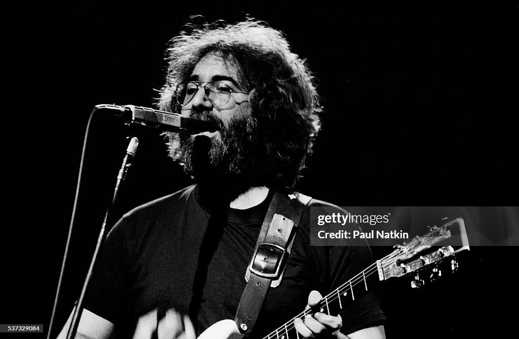 Jerry Garcia Of The Grateful Dead At The Auditorium Theater