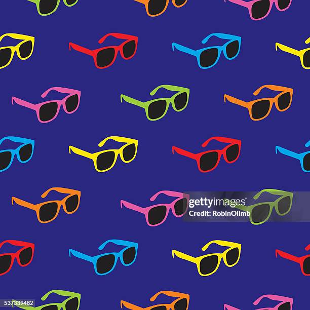 sunglasses pattern - shade stock illustrations