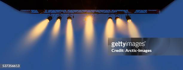 outdoor lighting on a stage. - arts culture and entertainment stock-fotos und bilder