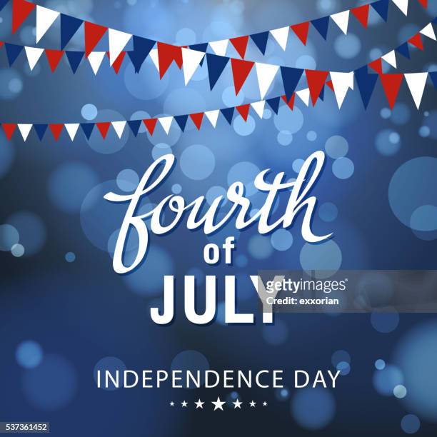 fourth of july celebration - political party stock illustrations