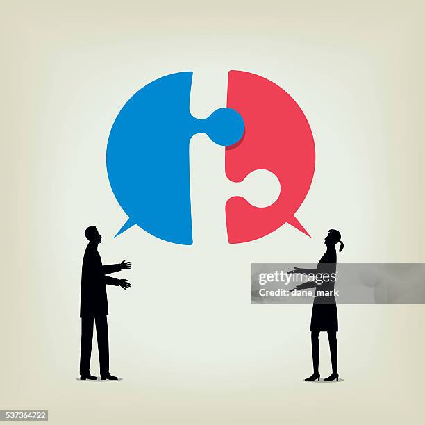 illustrazioni stock, clip art, cartoni animati e icone di tendenza di il dialogo - arguing