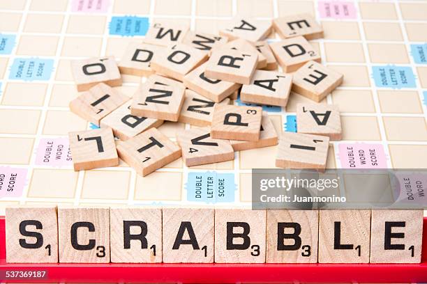 scrabble - scrabble stockfoto's en -beelden