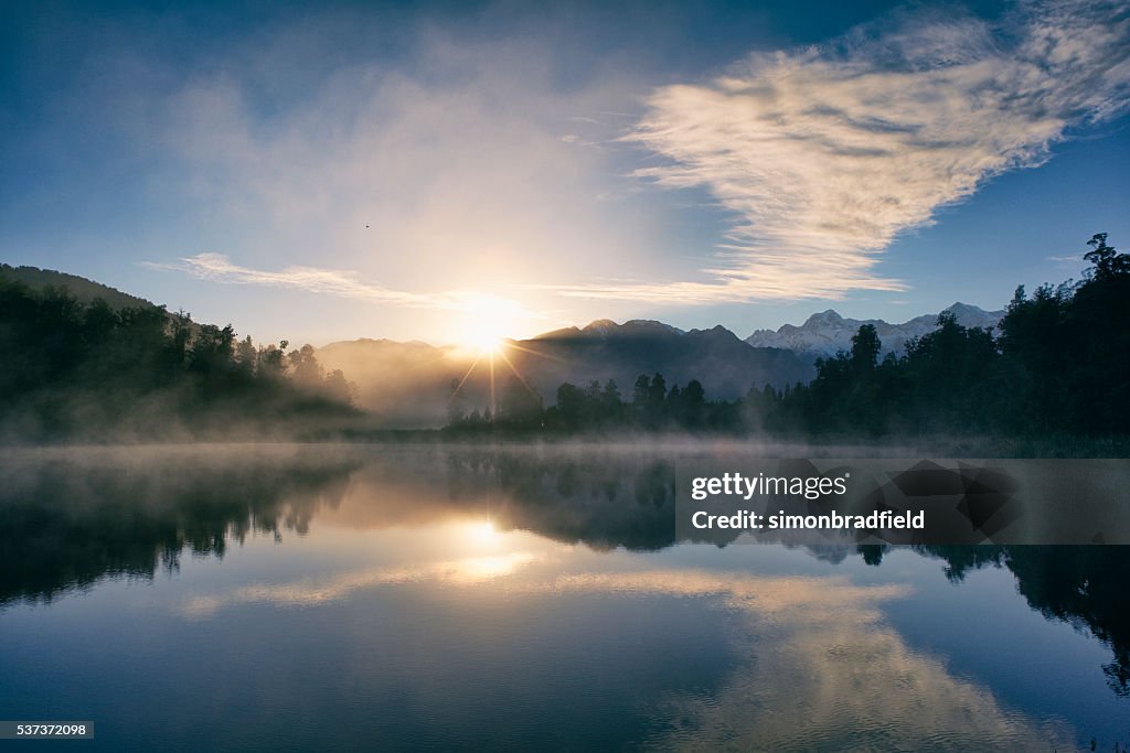 Dawn At Lake Matheson