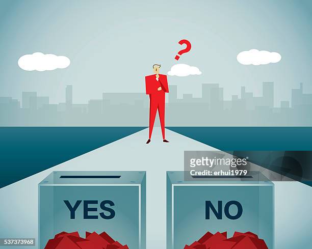 voting - yes single word stock illustrations