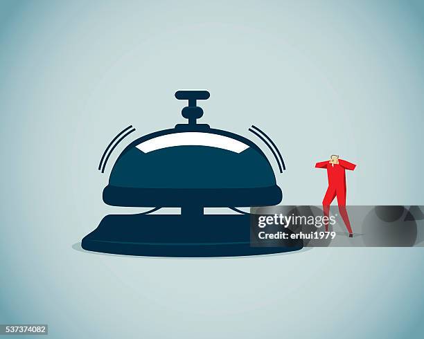 bell - concierge bell stock illustrations