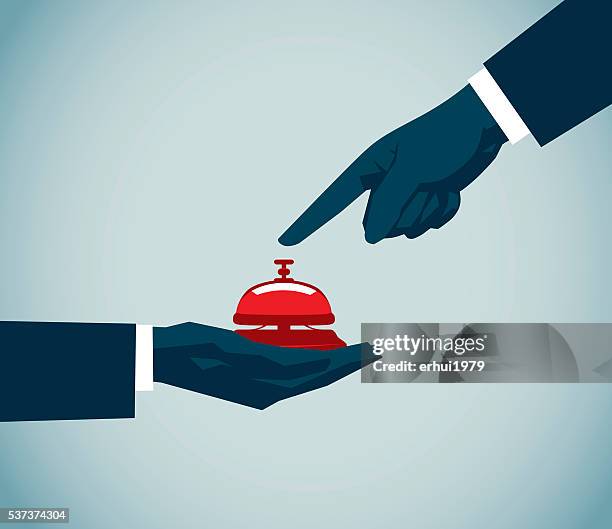 bell - hotel concierge stock illustrations