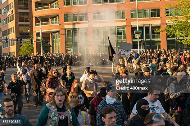 may day - seattle police stock pictures, royalty-free photos & images