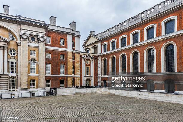 real naval college, greenwich, londres - finch college fotografías e imágenes de stock