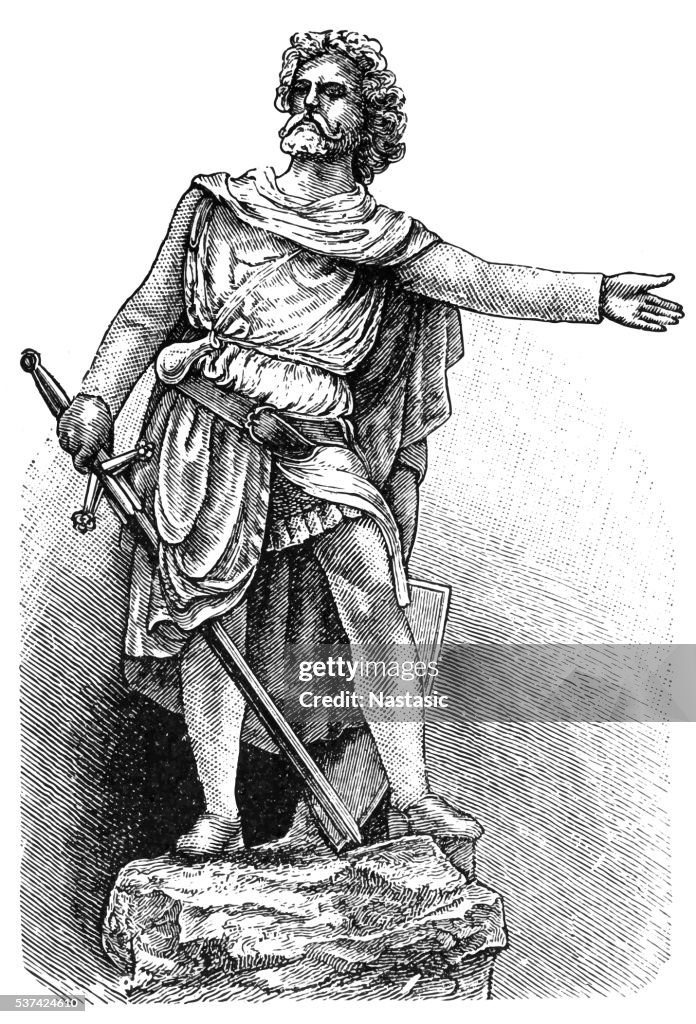 Colossal statue of William Wallace in Stirling