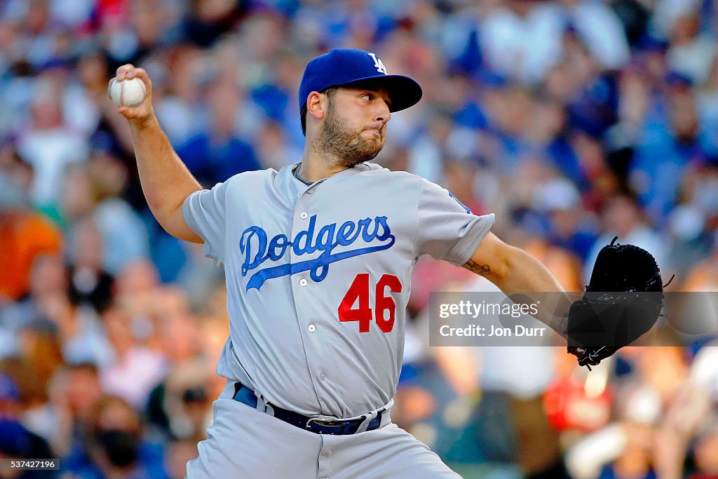 Los Angeles Dodgers v Chicago Cubs