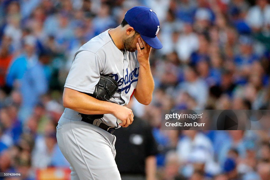 Los Angeles Dodgers v Chicago Cubs