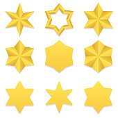 Six point stars collection