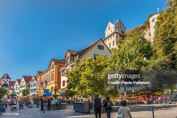 meersburg, old town - germany - meersburg stock pictures, royalty-free photos & images