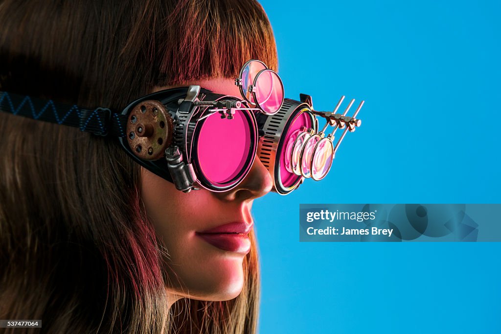 Steampunk Future Vision Girl High-Res Stock Photo - Getty Images