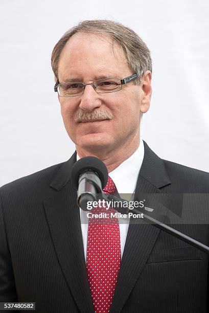 Executive Vice President of General Motors, and President at Global Cadillac Johan de Nysschen attends the Cadillac House grand opening at 330 Hudson...