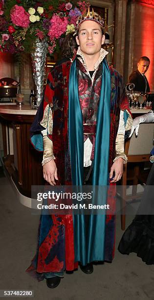 Joey Essex attends Tatler's 'Kings And Queens' party at Savini at Criterion on June 1, 2016 in London, England.