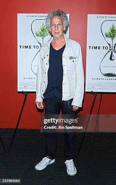 Photographer Bob Gruen attends the "Time To Choose" New York screening at Landmark's Sunshine Cinema on June 1, 2016 in New York City.