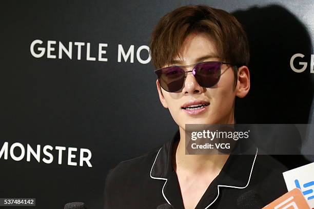 South Korean actor Ji Chang-wook attends Gentle Monster activity on May 27, 2016 in Beijing, China.