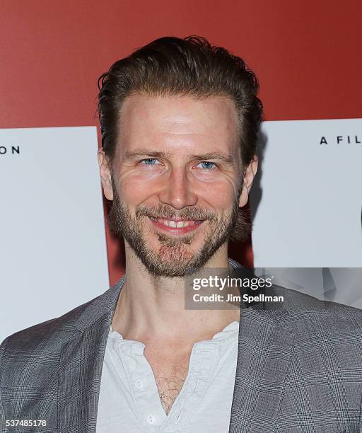 Actor Bill Heck attends the "Time To Choose" New York screening at Landmark's Sunshine Cinema on June 1, 2016 in New York City.