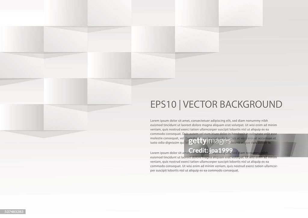 Simple geometric paper background