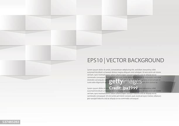 simple geometric paper background - origami stock illustrations