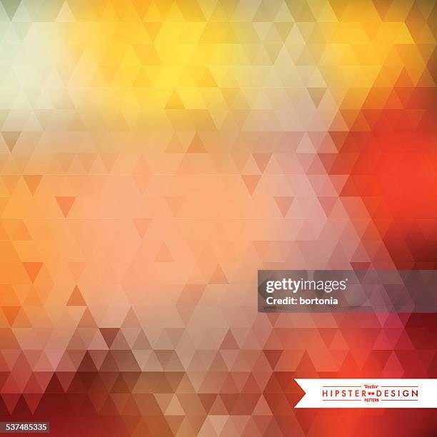 trendy abstract faceted geometric hipster background - vector faceted background stock illustrations