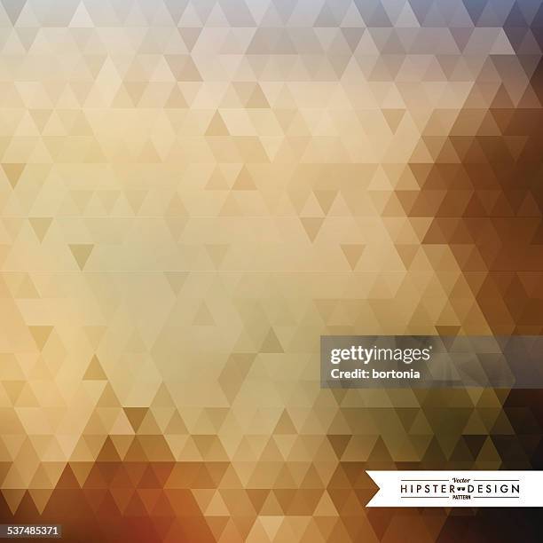trendy abstract faceted geometric hipster background - vector faceted background stock illustrations