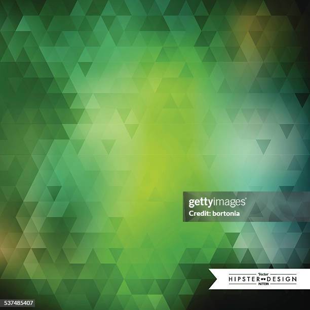 trendy abstract faceted geometric hipster background - vector faceted background stock illustrations