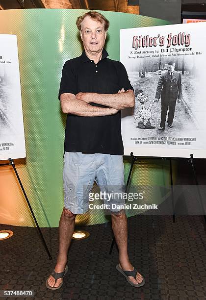 Director/Animator Bill Plympton attends the "Hitler's Folly" New York Premiere at SVA Theatre on June 1, 2016 in New York City.