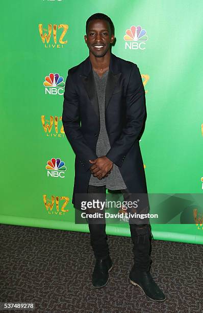 Actor Elijah Kelley attends a Television Academy event for NBC's "The Wiz Live!" at the Director's Guild Of America on June 1, 2016 in West...