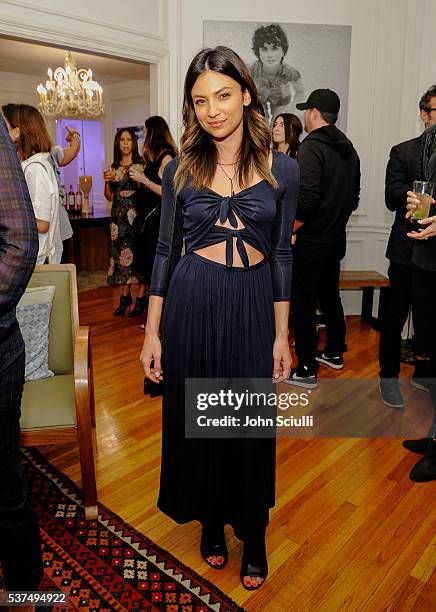 Actress Floriana Lima attends The Art of Elysium and The Macallan's Men In The Arts: The Work of Brandon Boyd on June 1, 2016 in Los Angeles,...