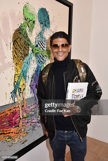 Actor Said Taghmaoui attends the Street Art Exhibition Preview in Galerie Laurent Strouk as part of "Nocturne Rive Droite" At Art Galleries of Avenue...