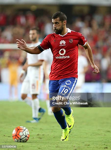 Abdallah Said of Al Ahly during the friendly match between Al Ahly and AS Roma on May 20, 2016 in Al Ain, United Arab Emirates.