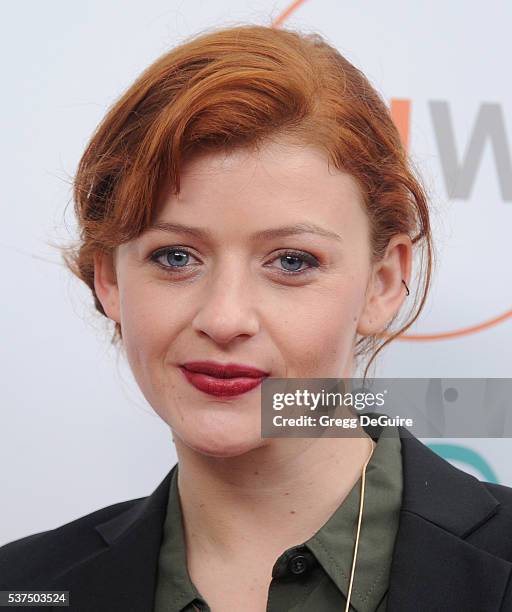 Actress Sara West arrives at Australians In Film Heath Ledger Scholarship Dinner on June 1, 2016 in Beverly Hills, California.