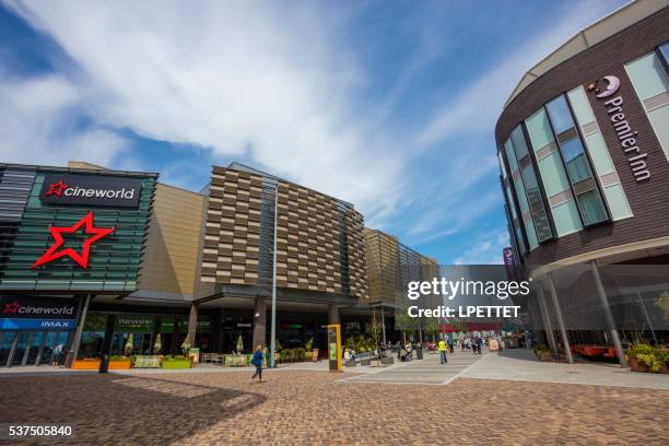 telford town centre and park - telford stock pictures, royalty-free photos & images