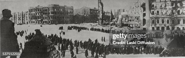 Battle of Stalingrad, one of major and strategically decisive battles of World War II, during which Nazi Germany forces fought the Soviet Union for...