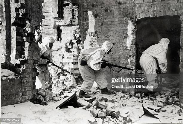 Battle of Stalingrad, one of major and strategically decisive battles of World War II, during which Nazi Germany forces fought the Soviet Union for...