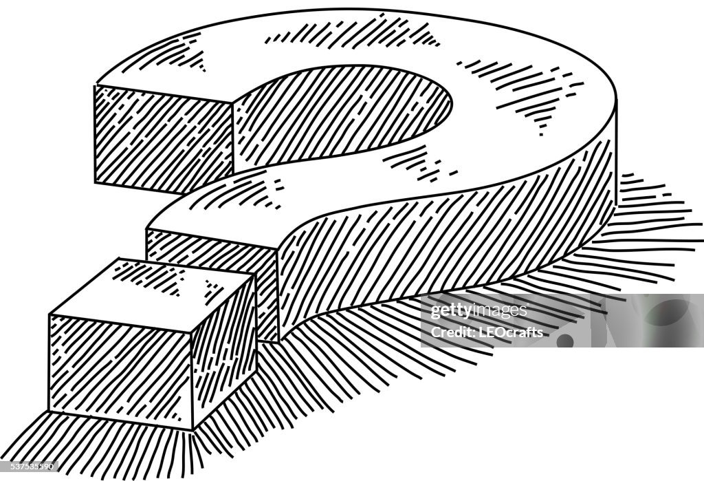 Question Mark Drawing High-Res Vector Graphic - Getty Images
