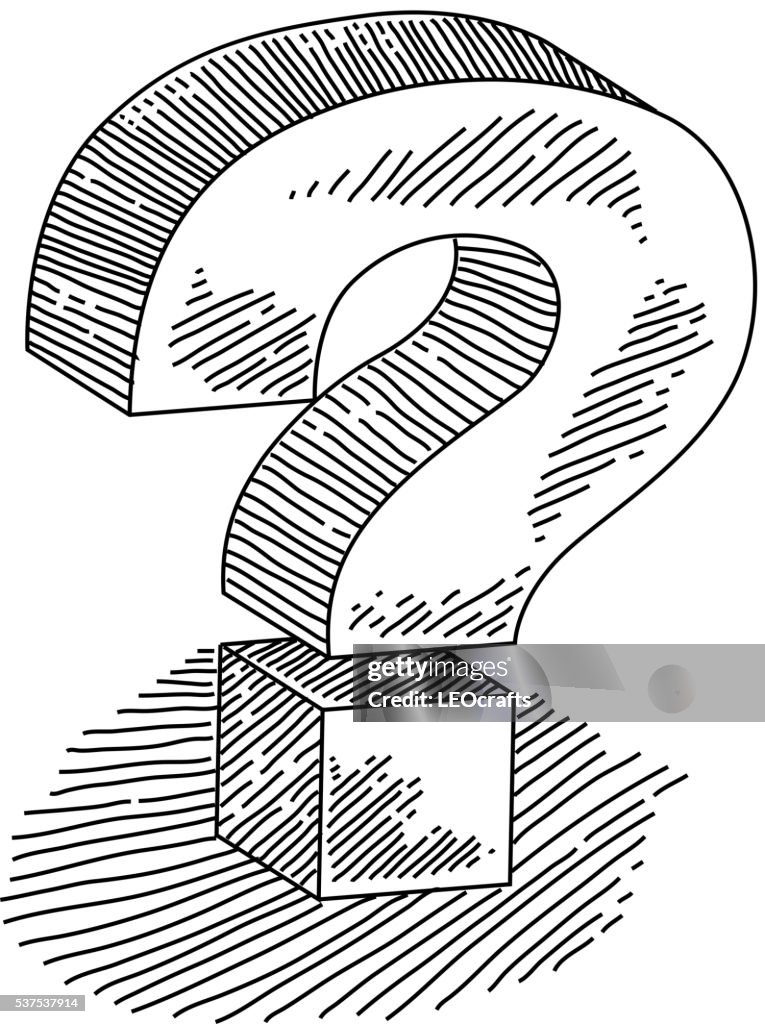Question Mark Drawing High-Res Vector Graphic - Getty Images
