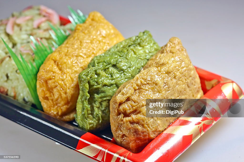 Colorful Inarizushi