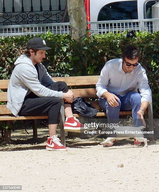 Quim Gutierrez is seen on June 1, 2016 in Madrid, Spain.