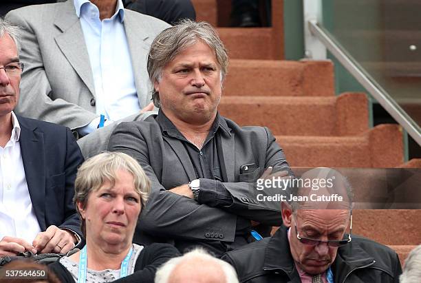 Denis Charvet attends day 11 of the 2016 French Open held at Roland-Garros stadium on June 1, 2016 in Paris, France.