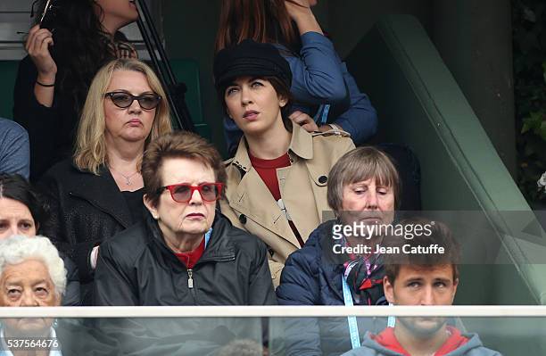Nolwenn Leroy attends day 11 of the 2016 French Open held at Roland-Garros stadium on June 1, 2016 in Paris, France.