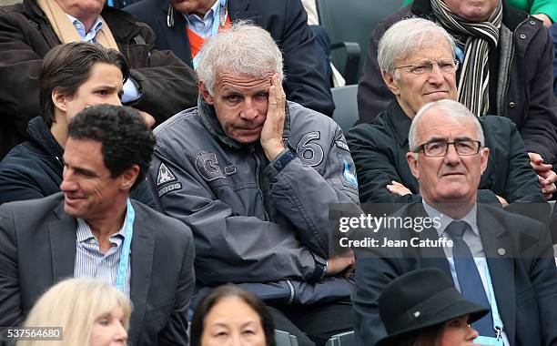 Patrick Poivre d'Arvor attends day 11 of the 2016 French Open held at Roland-Garros stadium on June 1, 2016 in Paris, France.
