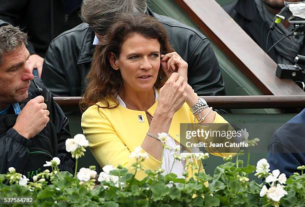Annabel Croft attends day 11 of the 2016 French Open held at Roland-Garros stadium on June 1, 2016 in Paris, France.