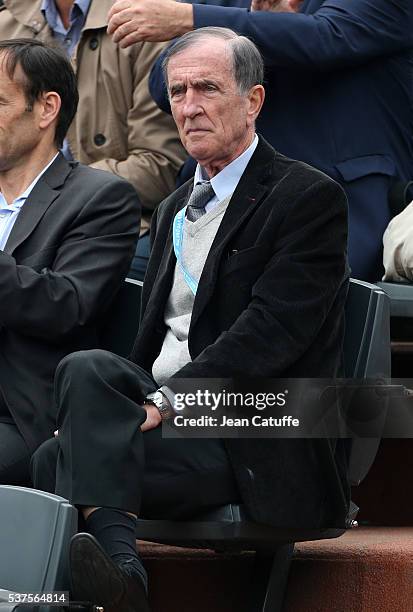 Francois Jauffret attends day 11 of the 2016 French Open held at Roland-Garros stadium on June 1, 2016 in Paris, France.